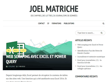 Tablet Screenshot of joelmatriche.com
